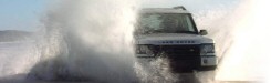 Facelift Discovery Series II splashing through river